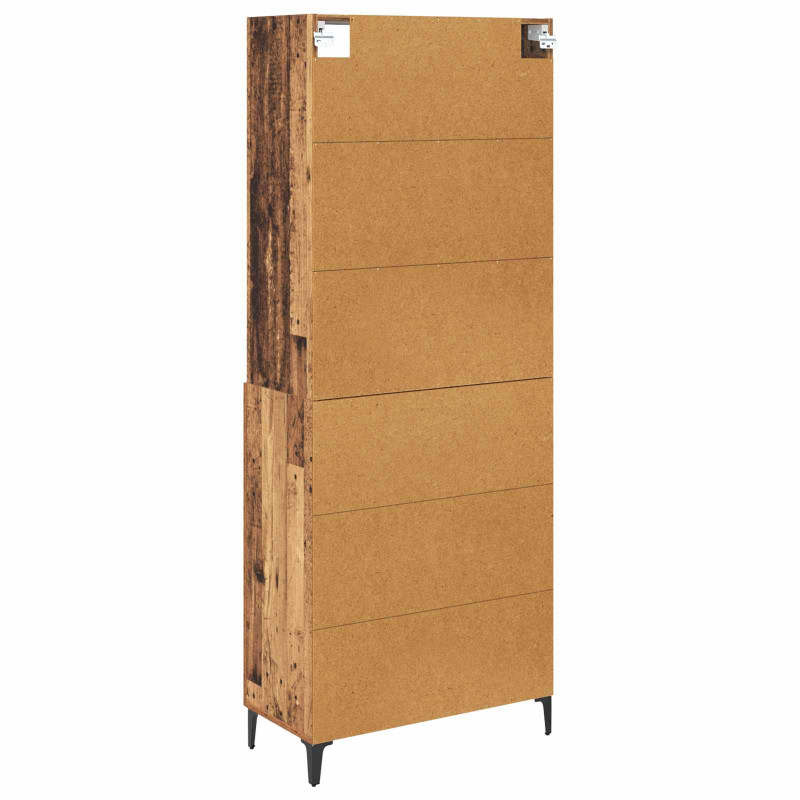 Highboard z szufladą Stare drewno 69,5 x 34 x 180 cm