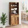 Highboard z szufladą Stare drewno 69,5 x 32,5 x 180 cm