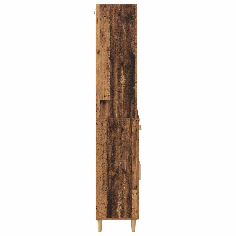 Highboard z szufladą Stare drewno 69,5 x 32,5 x 180 cm
