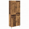 Highboard z szufladą Stare drewno 69,5 x 34 x 180 cm