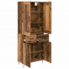 Highboard z szufladą Stare drewno 69,5 x 34 x 180 cm