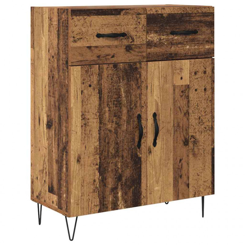 Highboard z szufladą Stare drewno 69,5 x 34 x 180 cm