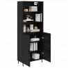 Highboard Czarny Dąb 69,5 x 34 x 180 cm