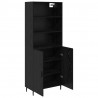Highboard Czarny Dąb 69,5 x 34 x 180 cm