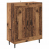 Highboard 2 pcs Stare drewno Materiał drewnopochodny