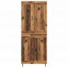 Highboard 2 pcs Stare drewno Materiał drewnopochodny