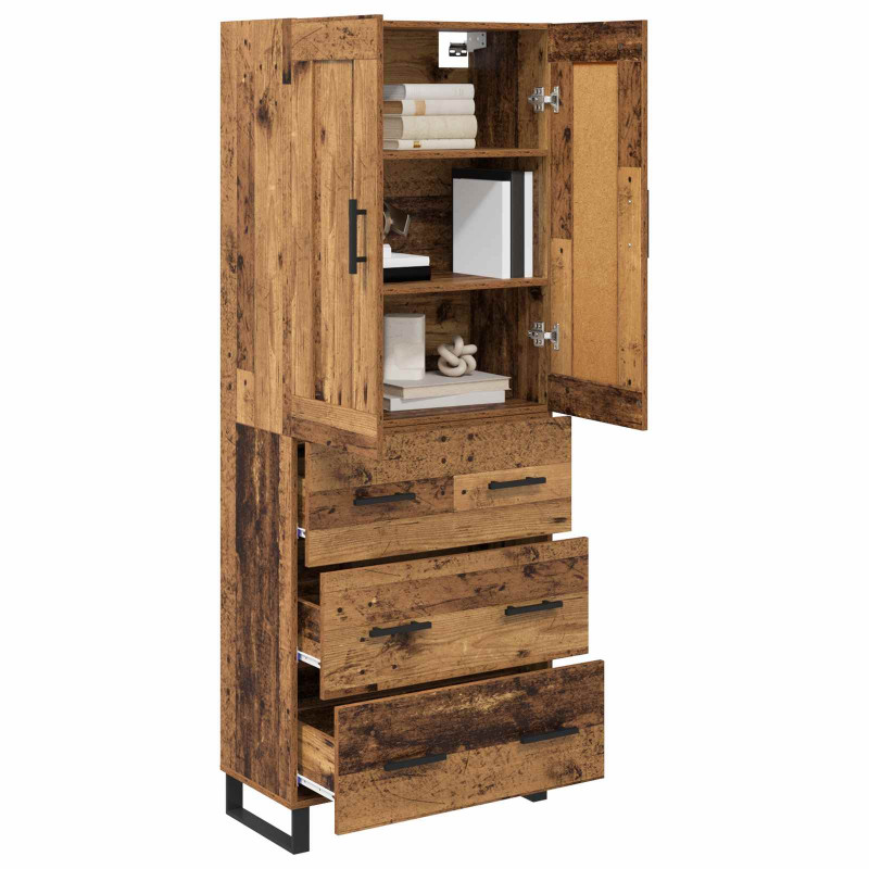 Highboard Stare drewno 69,5 x 34 x 180 cm