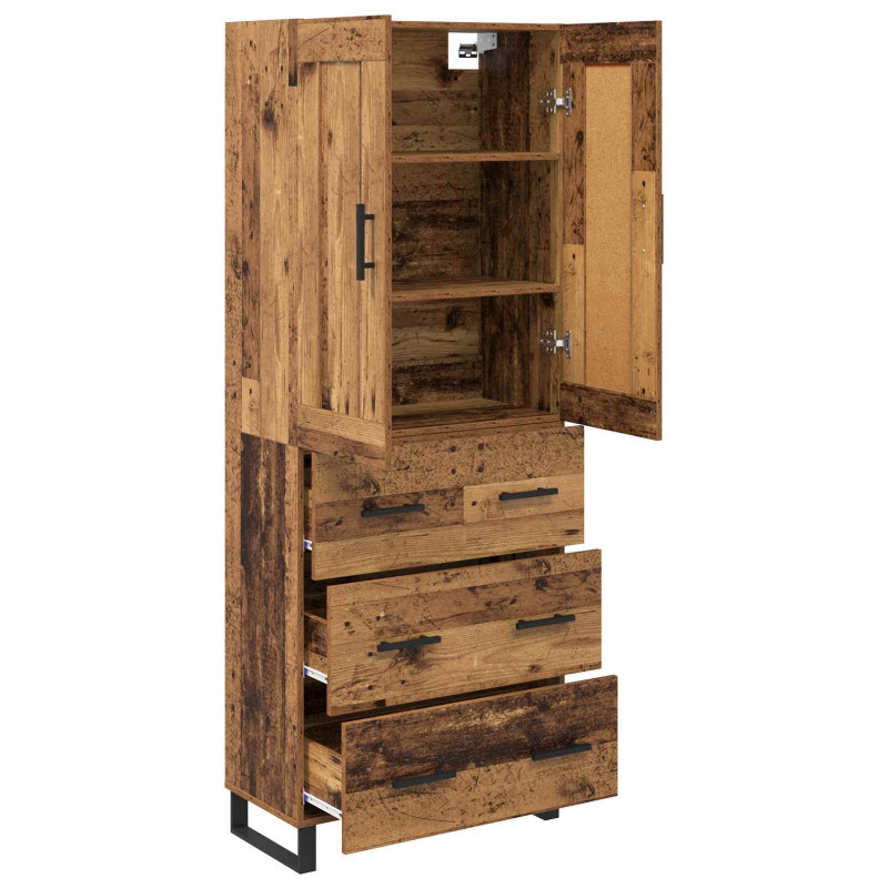 Highboard Stare drewno 69,5 x 34 x 180 cm