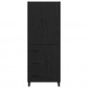 Highboard z szufladą 2 pcs Czarny Dąb 69,5 x 34 x 180 cm