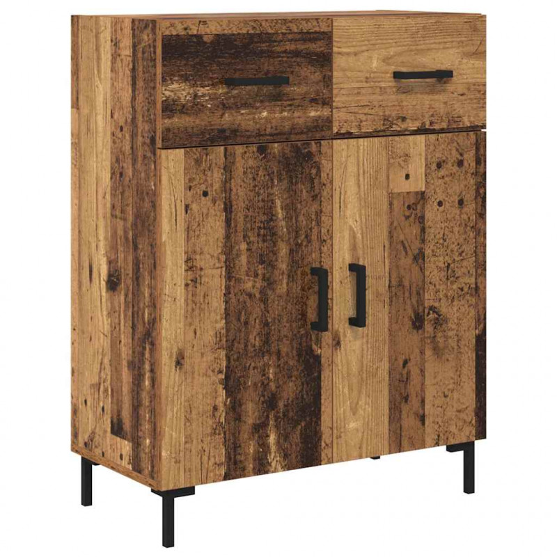 Highboard z szufladą Stare drewno 69,5 x 34 x 180 cm