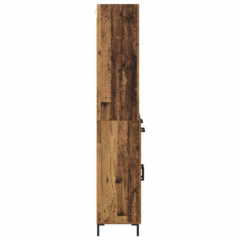 Highboard z szufladą Stare drewno 69,5 x 34 x 180 cm