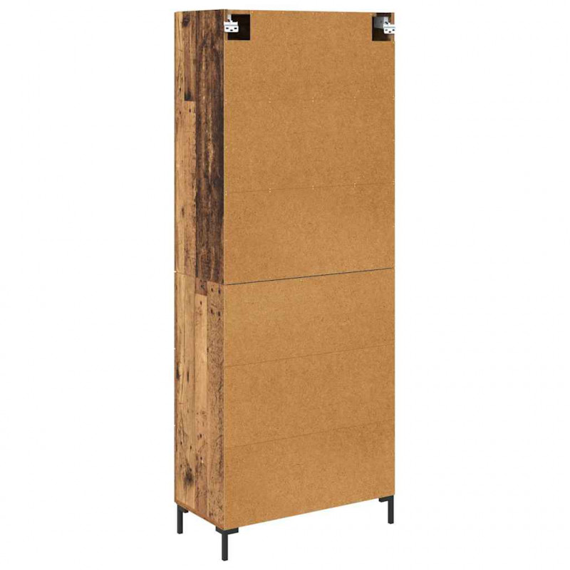 Highboard z szufladą Stare drewno 69,5 x 34 x 180 cm