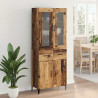 Highboard Montowane na ścianie Stare drewno 69,5 x 34 x 180 cm