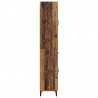 Highboard Montowane na ścianie Stare drewno 69,5 x 34 x 180 cm
