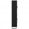 Highboard z szufladą 2 pcs Czarny Dąb 69,5 x 34 x 180 cm