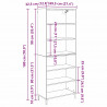 Highboard Stare drewno 69,5 x 34 x 180 cm