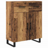 Highboard z szufladą 2 pcs Stare drewno 69,5 x 34 x 180 cm