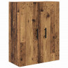Highboard z szufladą 2 pcs Stare drewno 69,5 x 34 x 180 cm