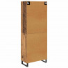 Highboard z szufladą 2 pcs Stare drewno 69,5 x 34 x 180 cm