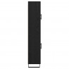 Highboard Czarny Dąb 69,5 x 34 x 180 cm Materiał drewnopochodny