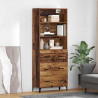 Highboard z szufladą Stare drewno 69,5 x 34 x 180 cm