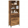 Highboard z szufladą Stare drewno 69,5 x 34 x 180 cm