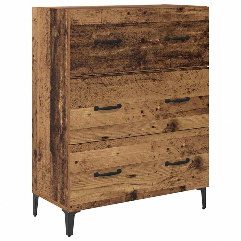 Highboard z szufladą Stare drewno 69,5 x 34 x 180 cm