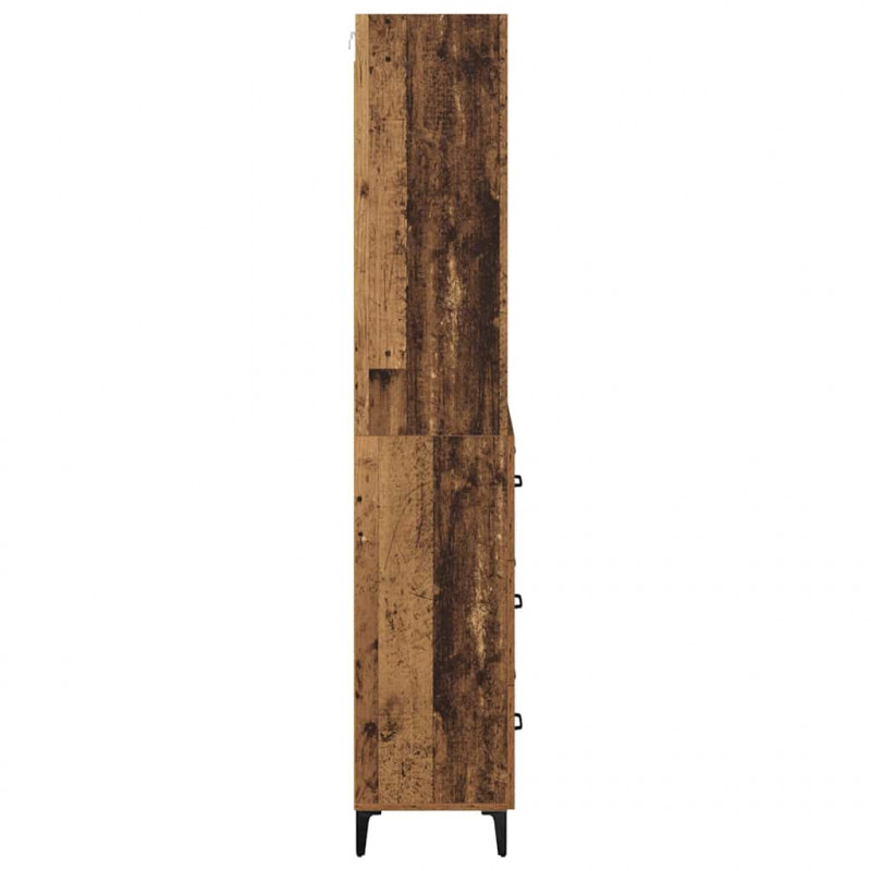 Highboard z szufladą Stare drewno 69,5 x 34 x 180 cm