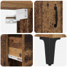 Highboard z szufladą Stare drewno 69,5 x 34 x 180 cm