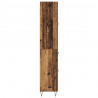 Highboard 2 pcs Stare drewno Drewno inżynieryjne i szkło