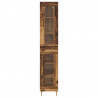 Highboard 2 pcs Stare drewno Szkło