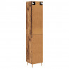 Highboard 2 pcs Stare drewno Szkło