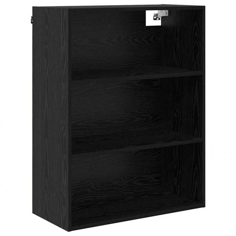 Highboard z szufladą Czarny Dąb 69,5 x 32,5 x 180 cm