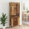 Highboard z szufladą 2 pcs Stare drewno Materiał drewnopochodny