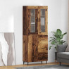 Highboard z szufladą 2 pcs Stare drewno Materiał drewnopochodny