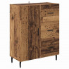 Highboard z szufladą 2 pcs Stare drewno Materiał drewnopochodny