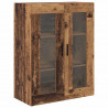 Highboard z szufladą 2 pcs Stare drewno Materiał drewnopochodny