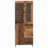 Highboard z szufladą 2 pcs Stare drewno Materiał drewnopochodny