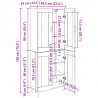 Highboard Stare drewno 69,5 x 34 x 180 cm