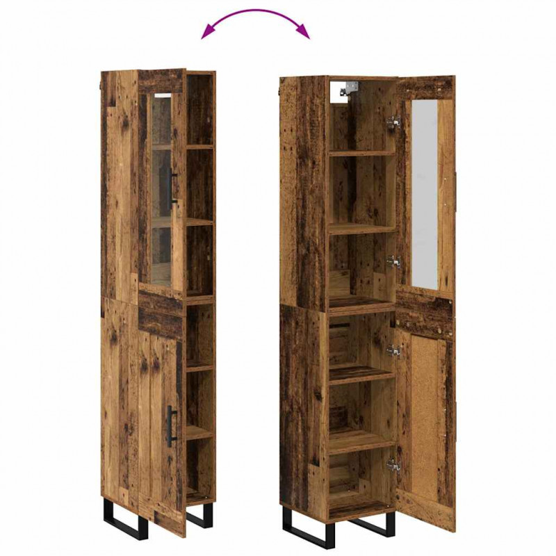 Highboard Stare drewno 34,5 x 34 x 180 cm