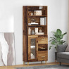 Highboard z szufladą Stare drewno 69,5 x 34 x 180 cm