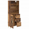 Highboard z szufladą Stare drewno 69,5 x 34 x 180 cm