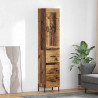 Highboard z szufladą Stare drewno 34,5 x 34 x 180 cm