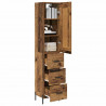 Highboard z szufladą Stare drewno 34,5 x 34 x 180 cm