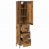Highboard z szufladą Stare drewno 34,5 x 34 x 180 cm