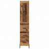 Highboard z szufladą Stare drewno 34,5 x 34 x 180 cm