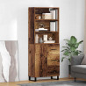 Highboard z szufladą Stare drewno 69,5 x 34 x 180 cm