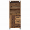 Highboard z szufladą Stare drewno 69,5 x 34 x 180 cm