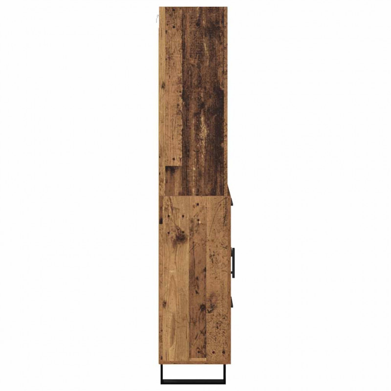 Highboard z szufladą Stare drewno 69,5 x 34 x 180 cm