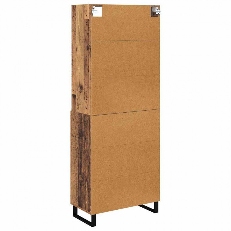 Highboard z szufladą Stare drewno 69,5 x 34 x 180 cm